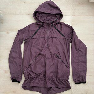 Lululemon Women's Light Purple Hooded Windbreaker Size 8